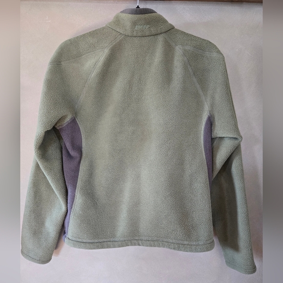 MEC | Women's Olive Green Fleece Jacket, Size S - Picture 3 of 9